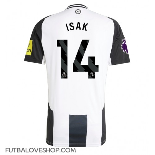 Dres Newcastle United Alexander Isak #14 Domáci 2024-25 Krátky Rukáv